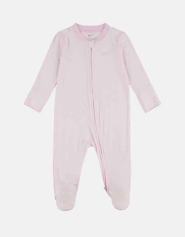 Nike - Striped Footed Coverall - Babies