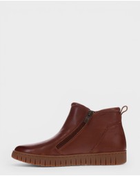 Mia Vita - Leni Zip Boot - Mocha