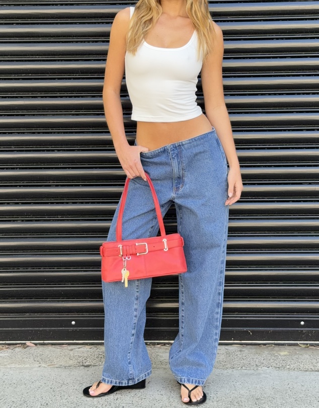 Dazie - Lakewood Low Rise No Waistband Adjustable Jeans
