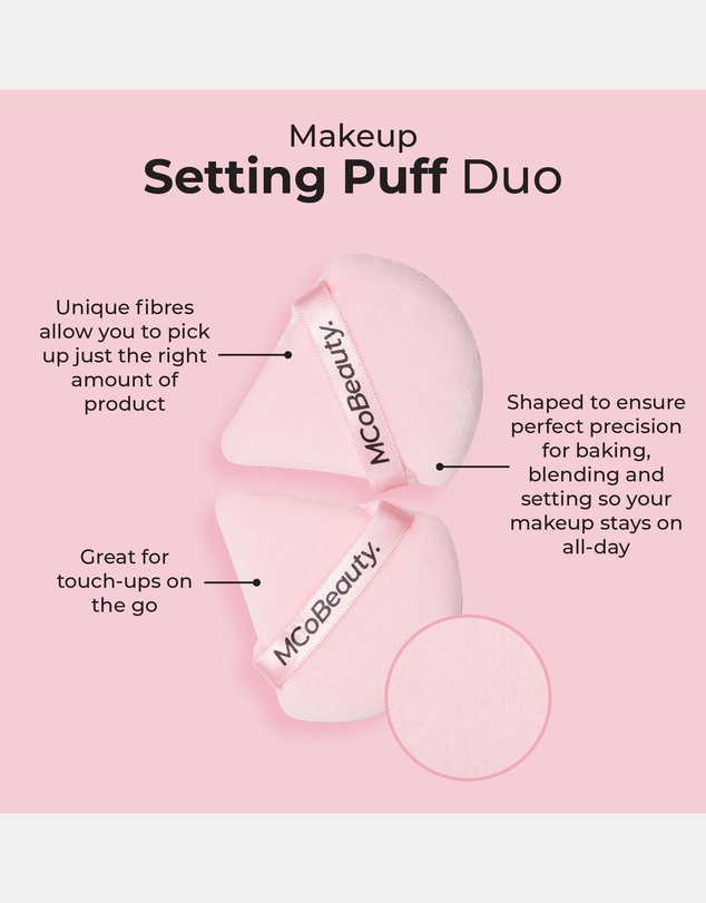 MCoBeauty - Makeup Setting Puff Duo