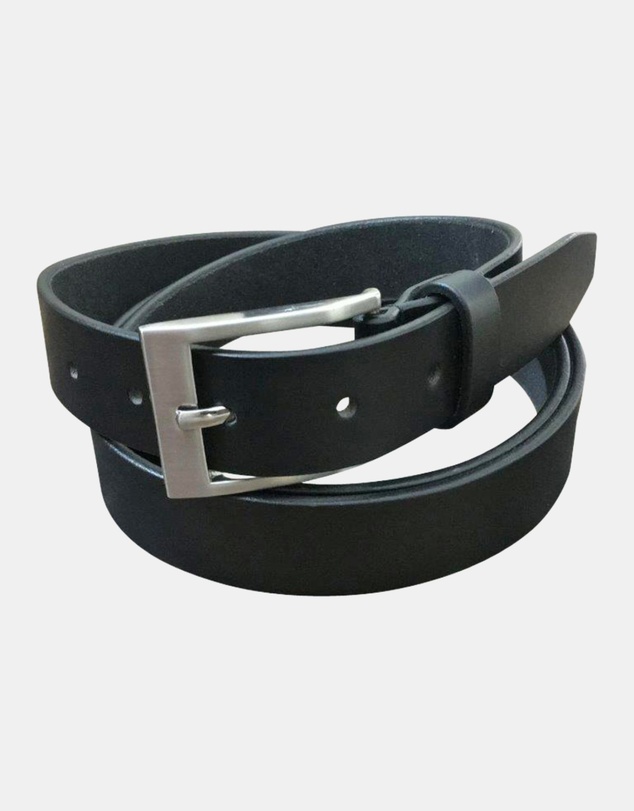 Jacaru - Jacaru 6010 Classic Ladies Leather Belt Black 30mm