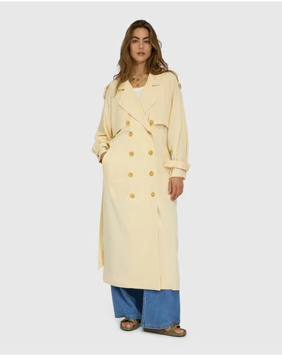 Belle & Bloom - Major Mood Soft Maxi Trench
