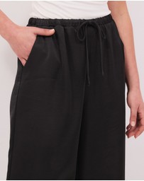 Calli - Lottie Satin Elastic Waist Pants