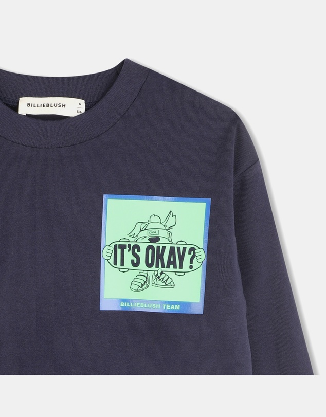 Billieblush - Skateboard Long Sleeve T-Shirt - Kids-Teens