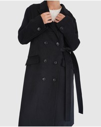 Belle & Bloom - Right There Side Tie Coat