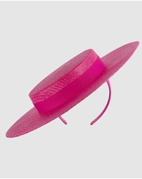 Max Alexander - Fuchsia Boater Hat