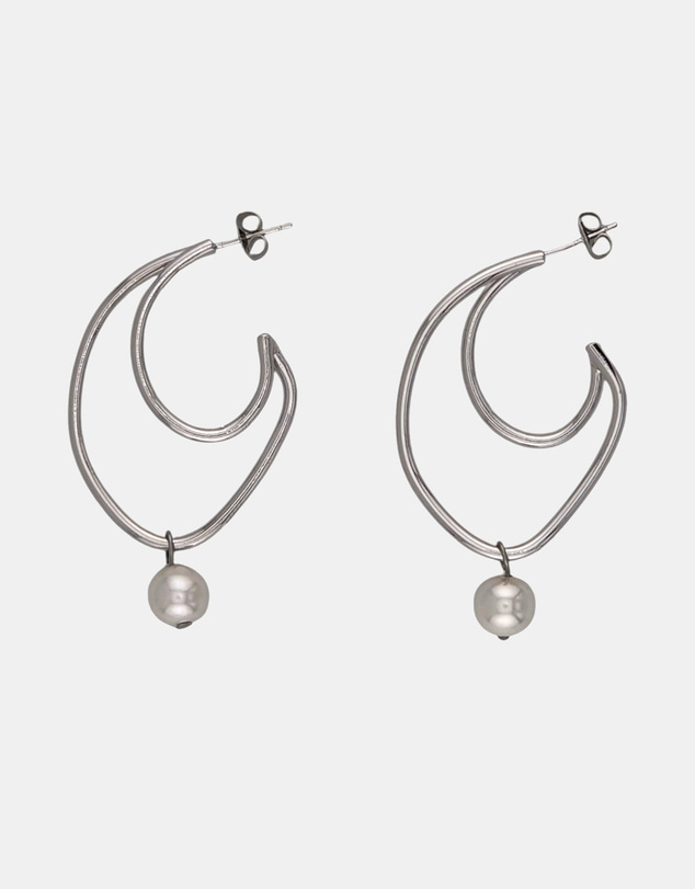 Sonne Jewellery - Bella Silver Pearl Earrings