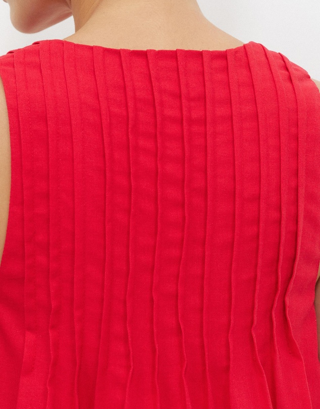 Calli - Shannon Cotton Linen Blend Mini Dress