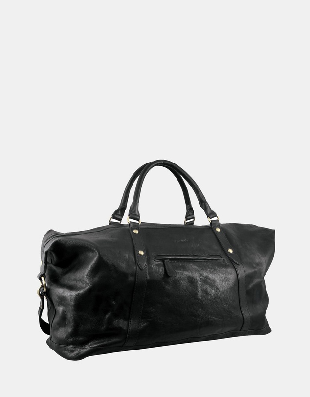 Pierre Cardin - Pierre Cardin Rustic Leather Business/Overnight Bag