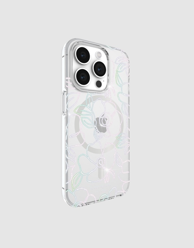 Kate Spade - Kate Spade Modern Floral MagSafe for iPhone 15 Pro