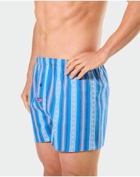 Mitch Dowd - Mens Woven Boxer Shorts 3 Pack in Tequila Print
