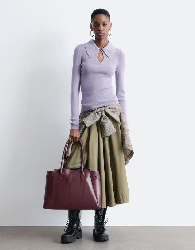 & Other Stories - Keyhole Collar Top