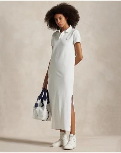 Polo Ralph Lauren - Cotton Mesh Polo Dress - The ICONIC Exclusive