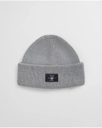 Gant - Ribbed Cotton Blend Beanie