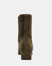Steve Madden - Dusty Olive Suede Boots