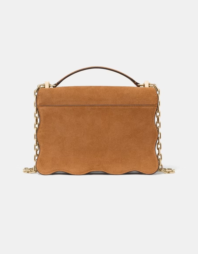 Kate Spade - Deco Wavy Suede Convertible Shoulder