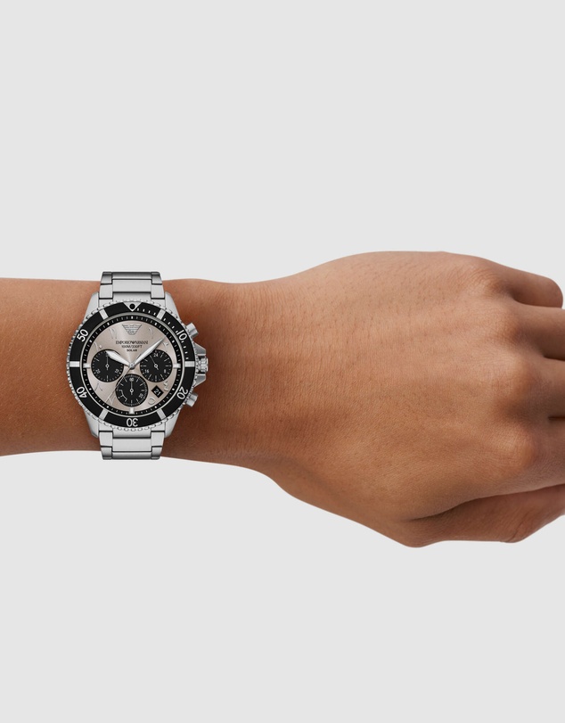 Emporio Armani - Silver Chronograph Watch