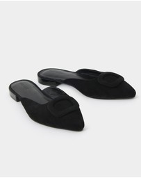 Forcast - Elizabella Leather Mules