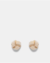 MIMCO - Tie The Knot Stud Earrings