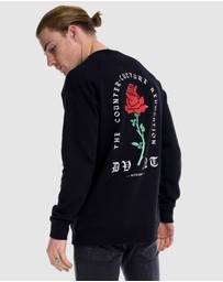 DVNT - Barbed Rose Crewneck
