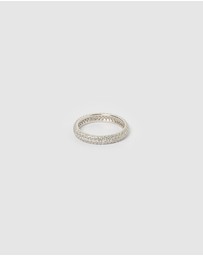 Izoa - Tatiana Ring Silver Clear
