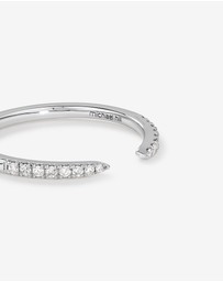 Michael Hill - 0.12 Carat TW Diamond Open Wedding Band in 14kt White Gold