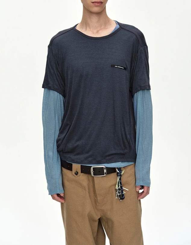 Andersson Bell - Brad Wool Layered T-Shirt