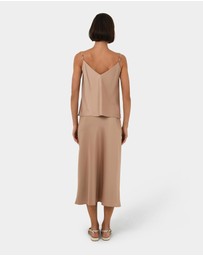 Forcast - Joy Satin V-neck Cami