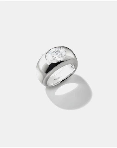 THOMAS SABO - THOMAS SABO Ring with White Zirconia Centre Stone