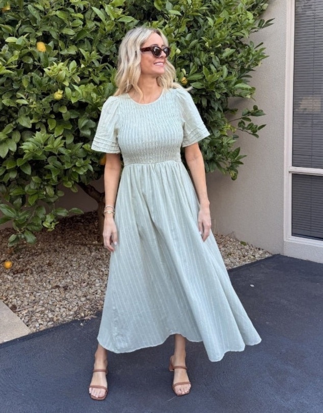 Esther & Co - Iolana Dress - Soft Khaki