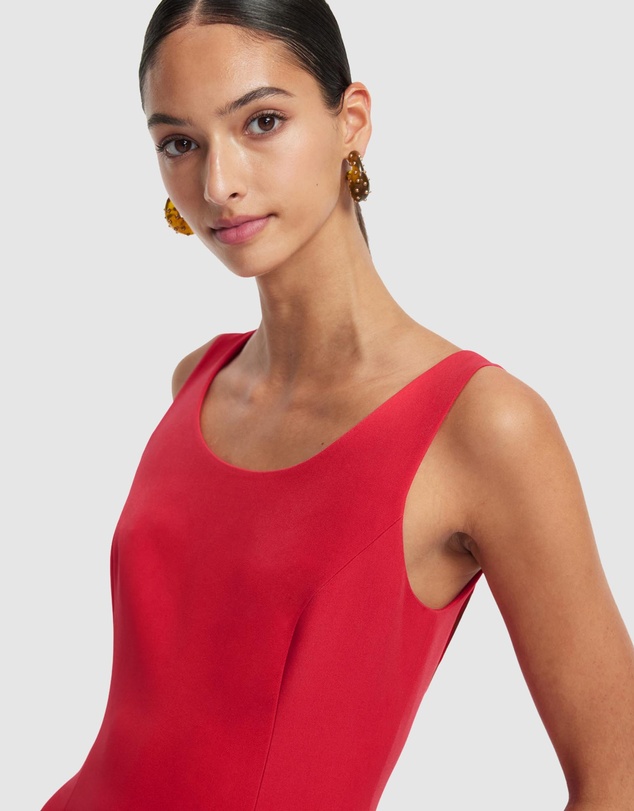 LEO LIN - Emily Applique Midi Dress