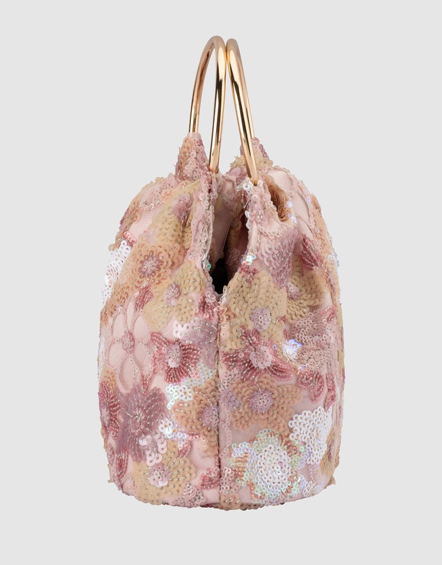 Olga Berg - Alfie Floral Sequin Bag