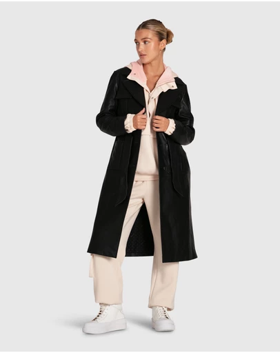 Belle & Bloom - Unstoppable Leather Trench