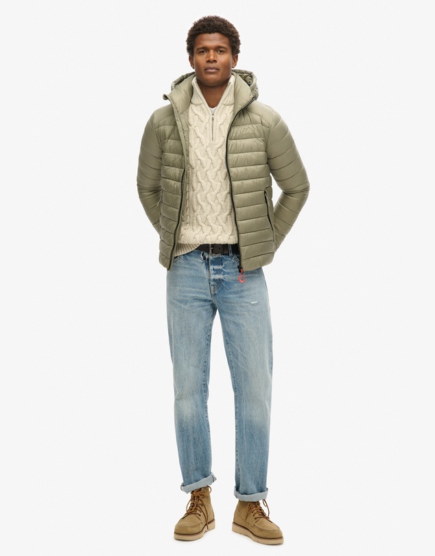 Superdry - Hooded Fuji Sport Padded Slim Fit Jacket