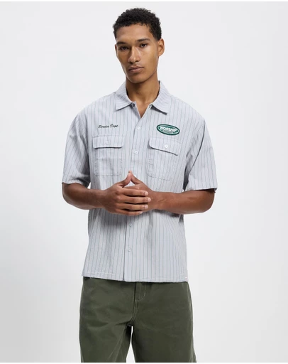 Worship - Service Stripe Short Sleeve Workshirt