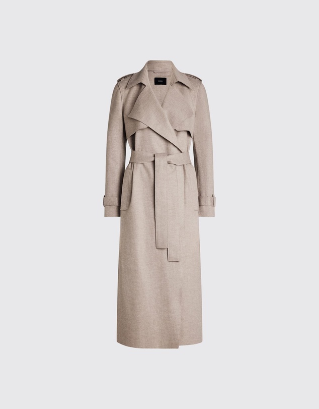 SABA - Karla Wool Longline Trench Coat