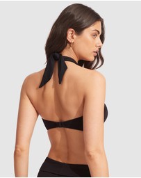 Seafolly - Halter Bandeau Bikini Top