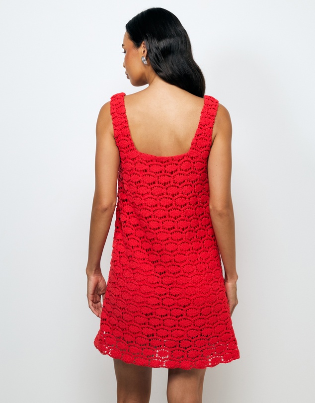 AERE - Veya Crochet Mini Dress