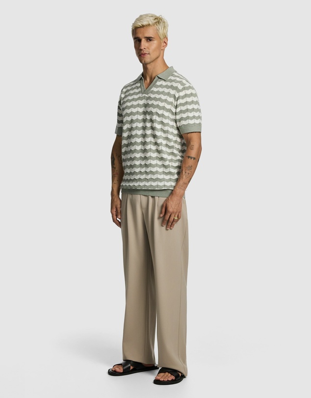 yd. - Vance Knitted Polo Shirt