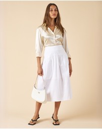 CAMIXA - Mare Cotton Midi Skirt
