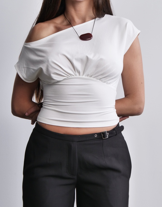 By Neil Vernon - Mara Ruched Top