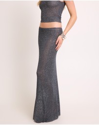 Alice In The Eve - Alora Knit Sequin Maxi Skirt
