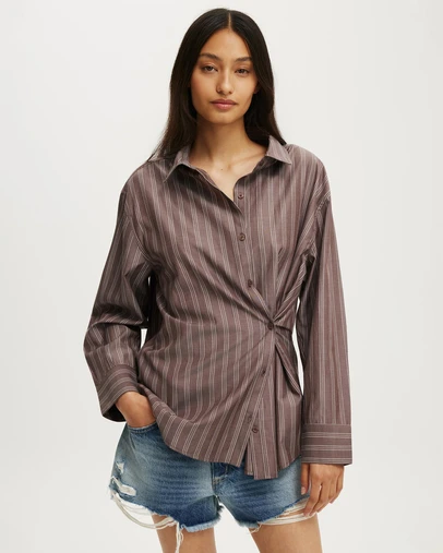 Cotton On - Ella Wrap Longsleeve Shirt