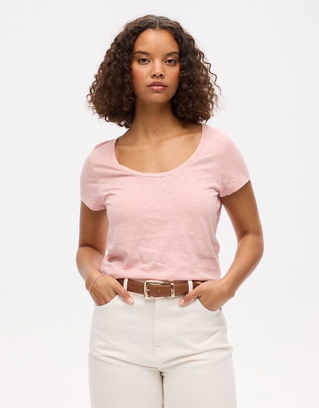 Superdry - Scoop Neck Slim Fit Tee