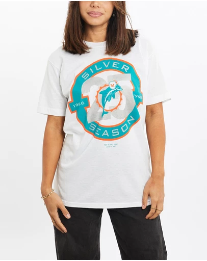 Vintage by The Real Deal - Pre Loved - Vintage 1990 NFL Miami Dolphins Tee