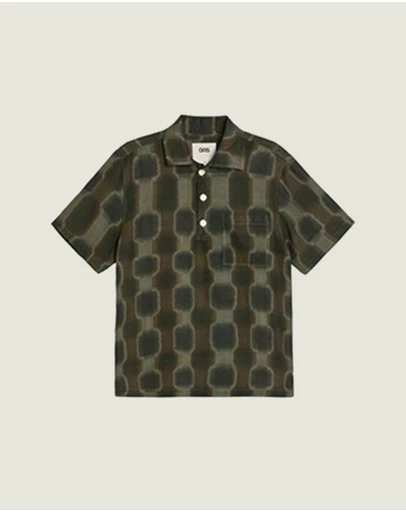 OAS Company - Taupe Totemic Girona Linen Shirt