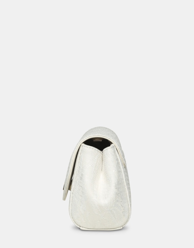 Steve Madden - BNylah White/Gold Crossbody Bag