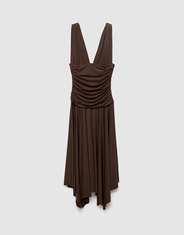 M.N.G - Long Dress With Contrasting Design