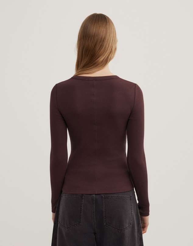 Witchery - Crew Rib Long Sleeve Top