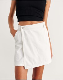 Jag - Anais Mini Denim Wrap Skirt